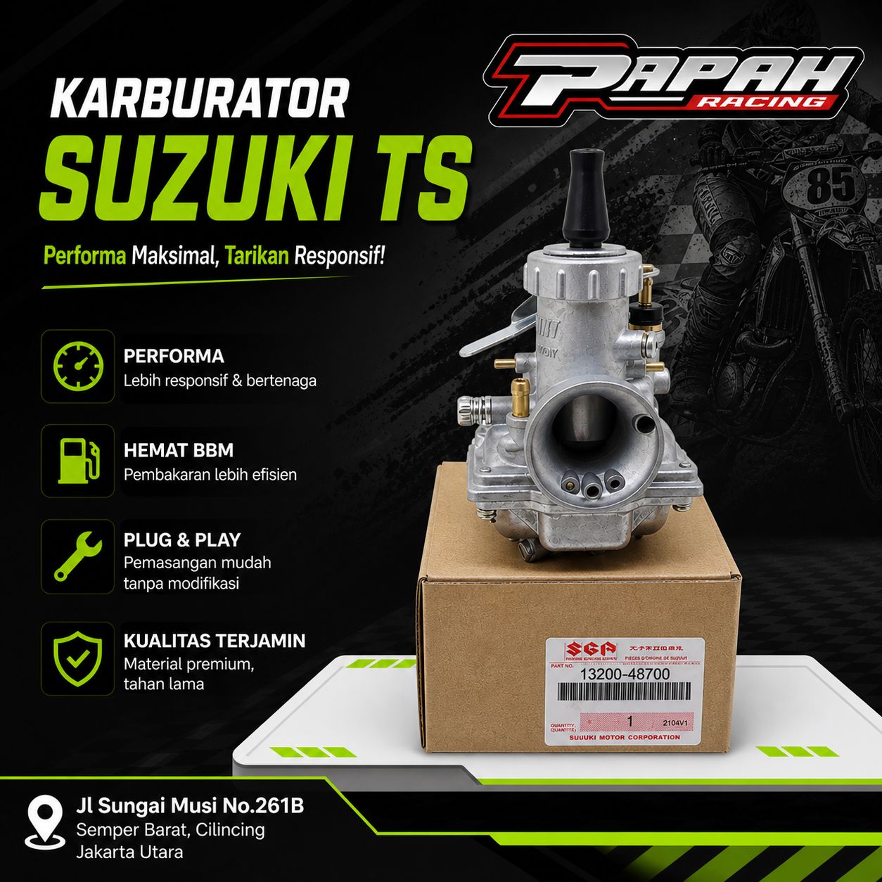 KARBURATOR SUZUKI TS 