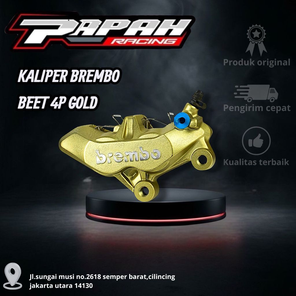 KALIPER BREMBO BEET 4P GOLD