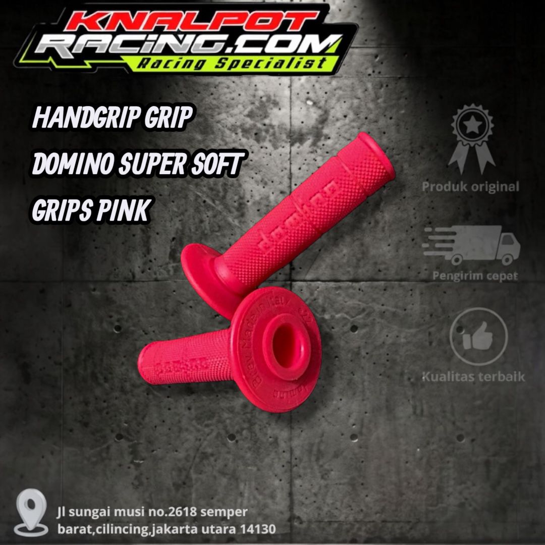 HANDGRIP GRIP DOMINO SUPER SOFT GRIPS PINK
