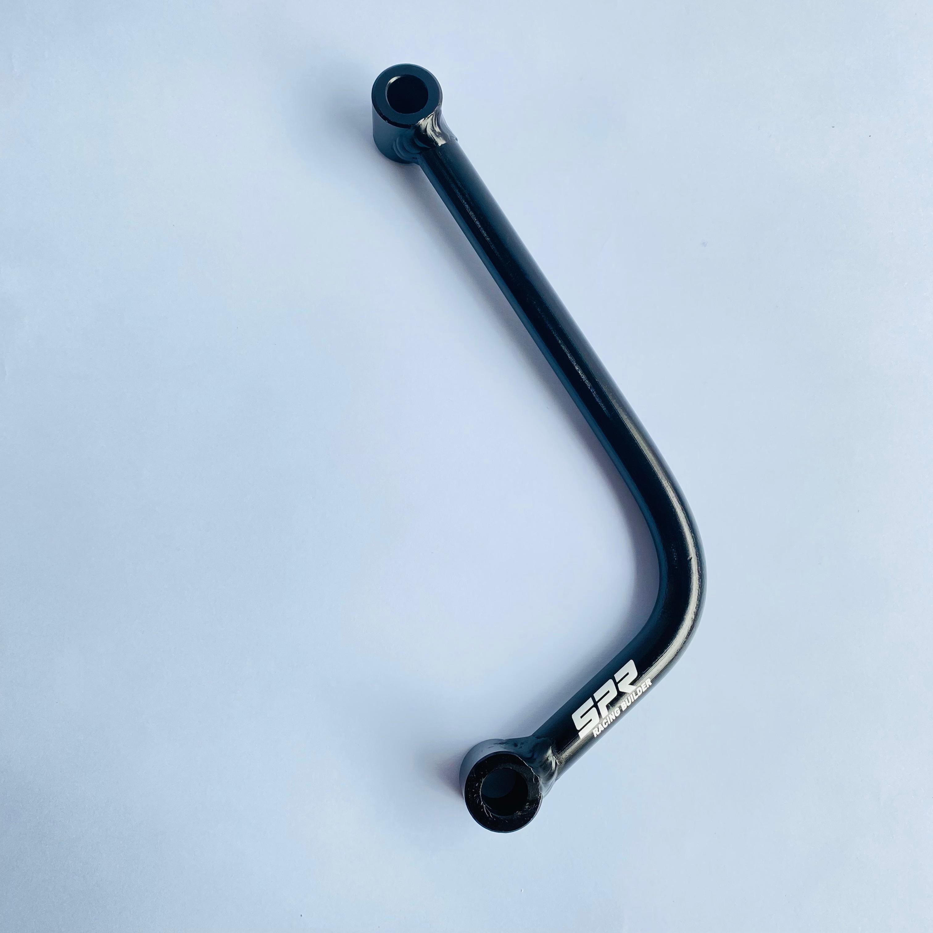 GAGANG TIANG KNALPOT HITAM SPR RACING 18CM