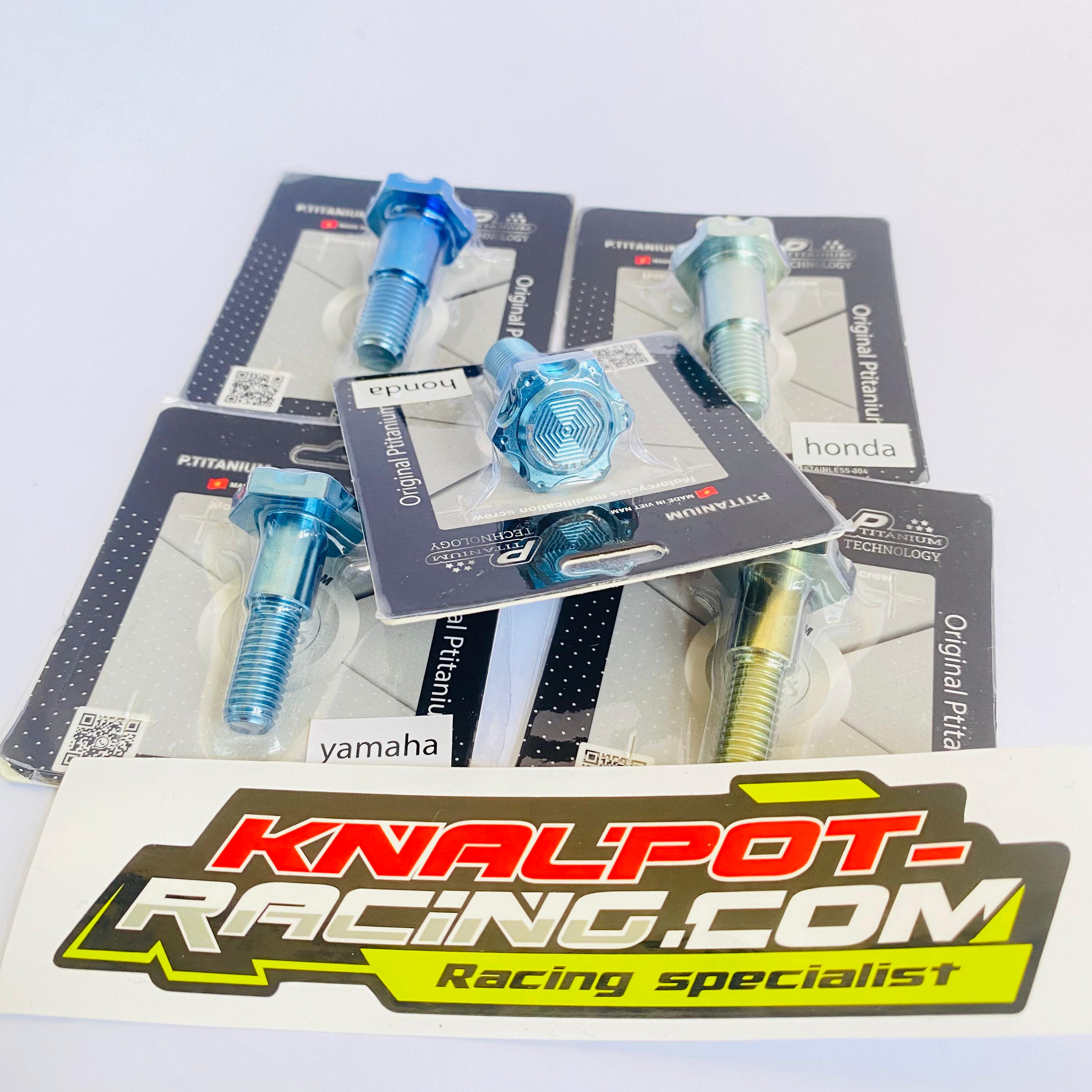 SIDE STAND BOLD BAUT STANDAR SAMPING M8 M10 GR5 PTITANIUM