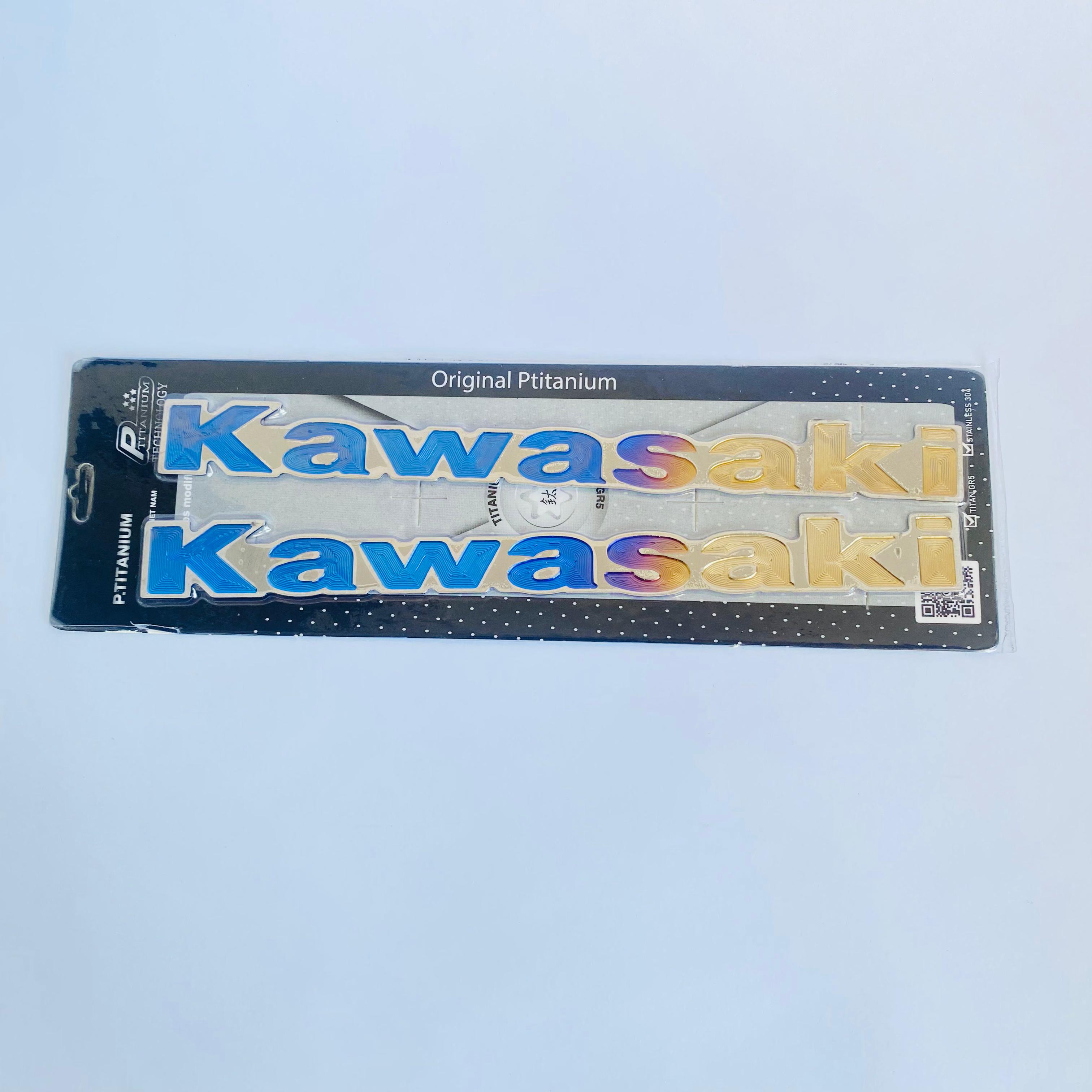 EMBLEM KAWASAKI GR5 PTITANIUM