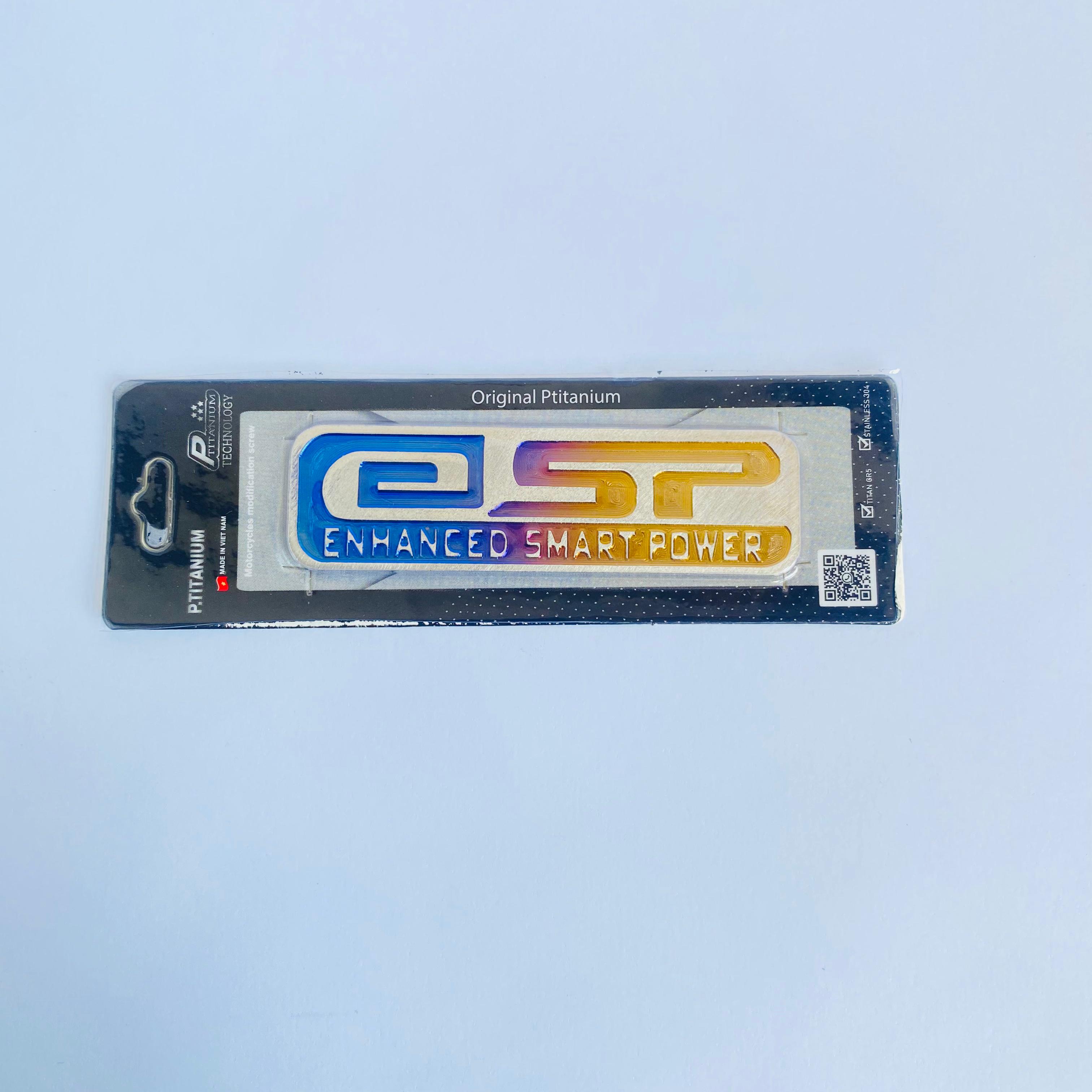 EMBLEM ESP TITANIUM GR5 PTITANIUN