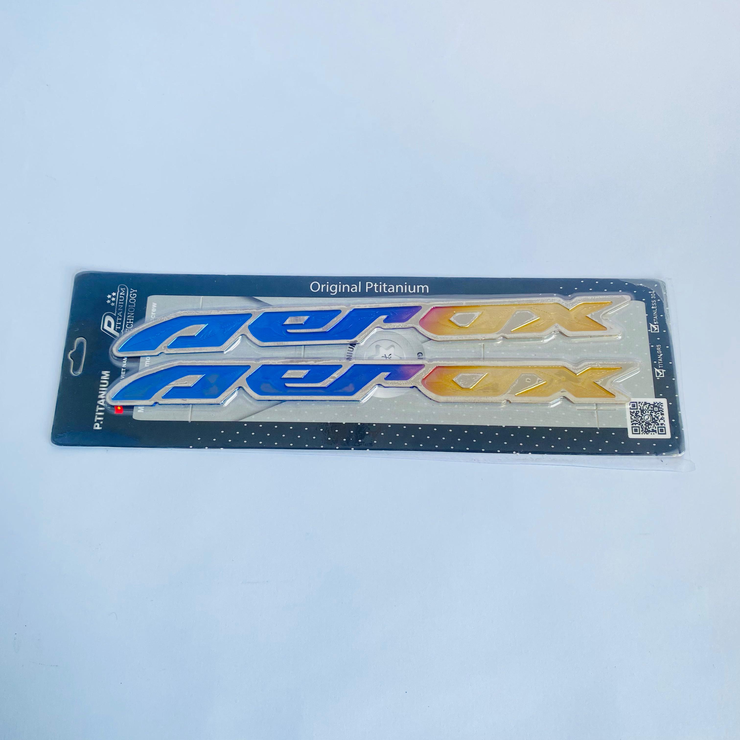 EMBLEM AEROX TITANIUM GR5 PTITANIUM