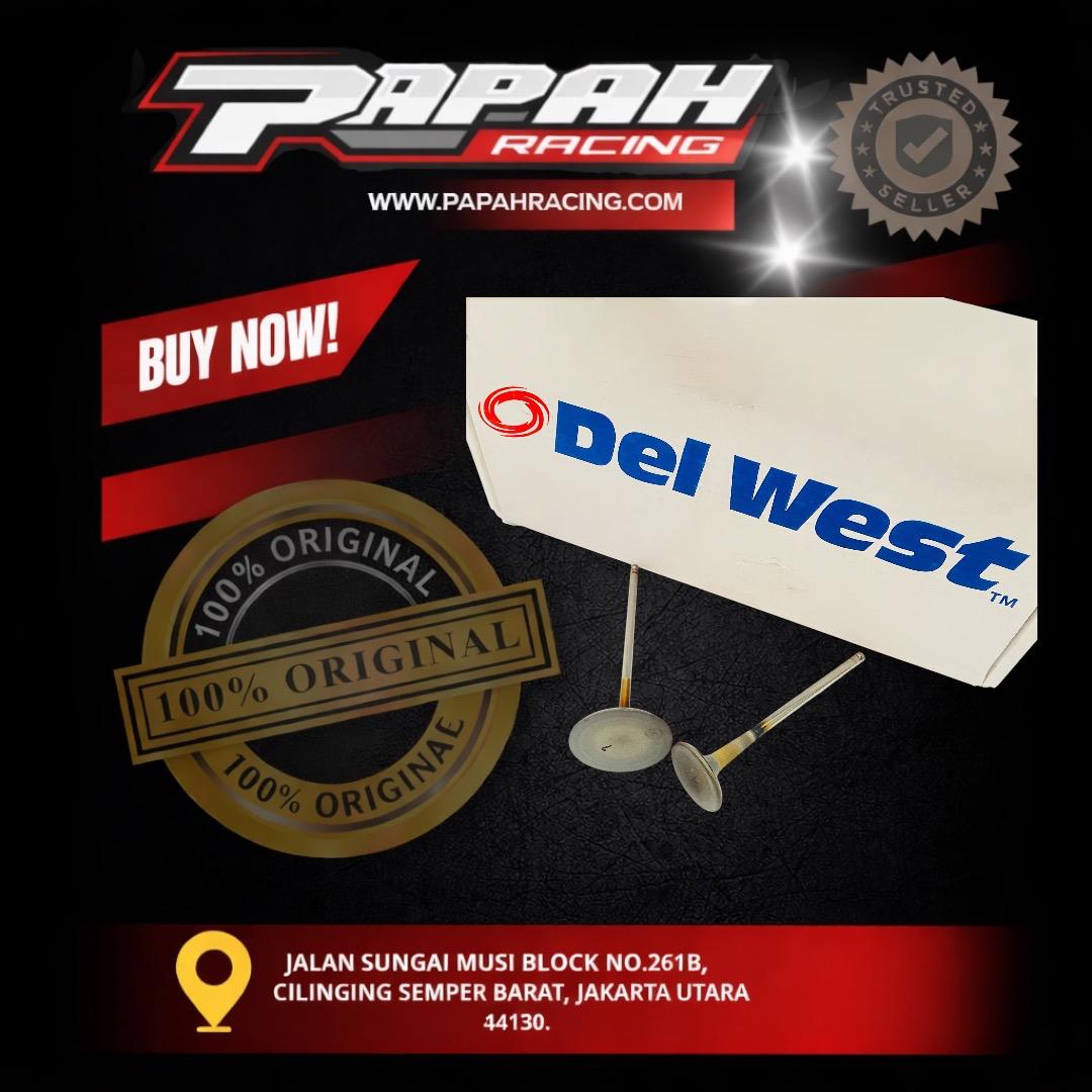 KLEP TITANIUM DELWEST 2PCS (IN 153X6X55 - EX 146X7X41)