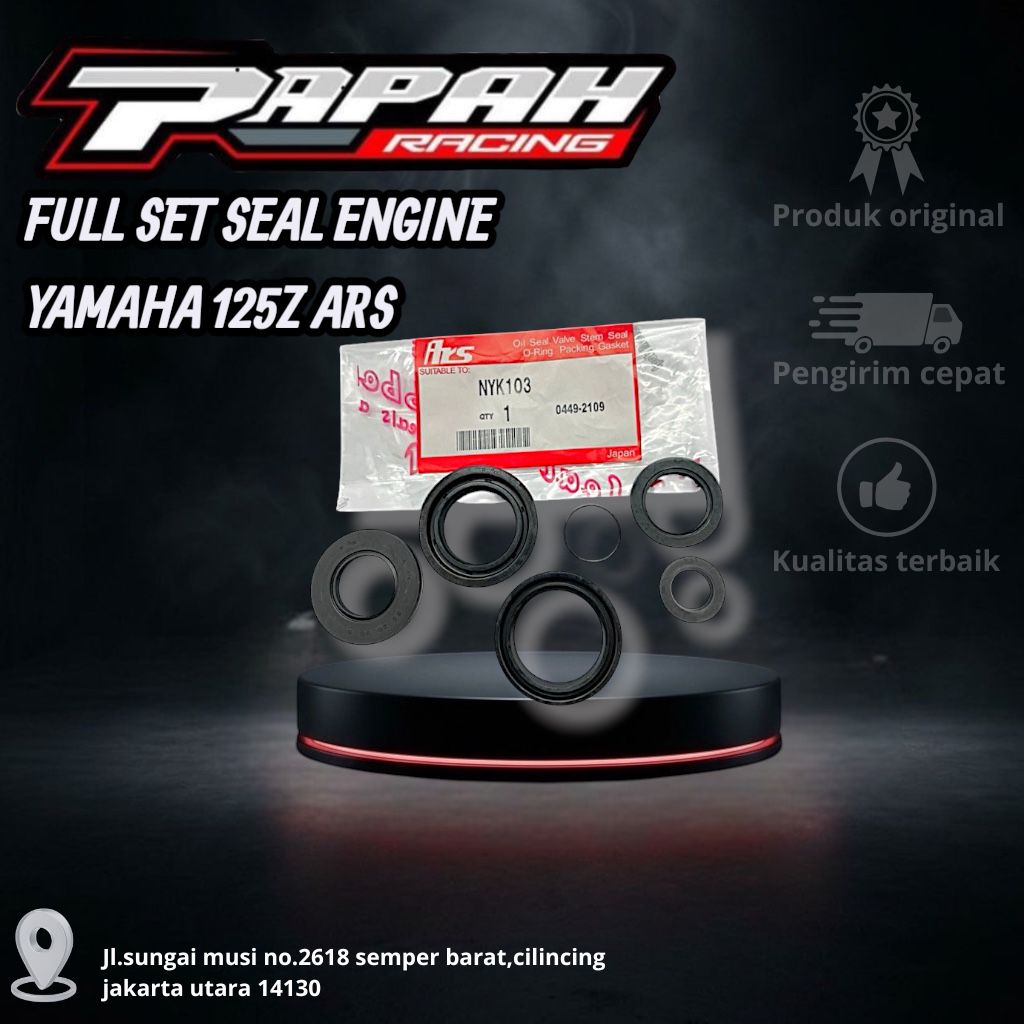 FULL SET SEAL ENGINE YAMAHA 125Z ARS