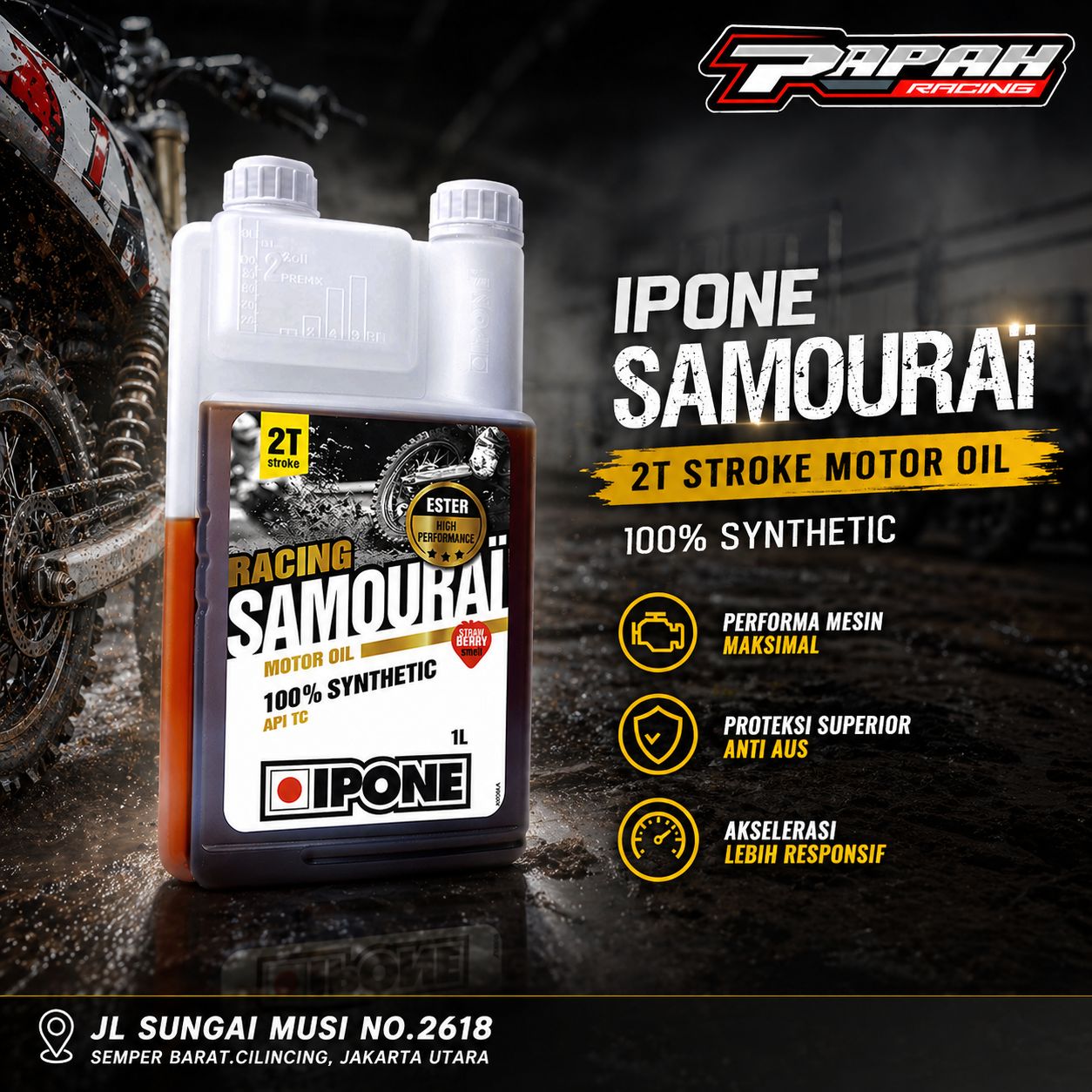 OLI IPONE SAMOURAI 2T