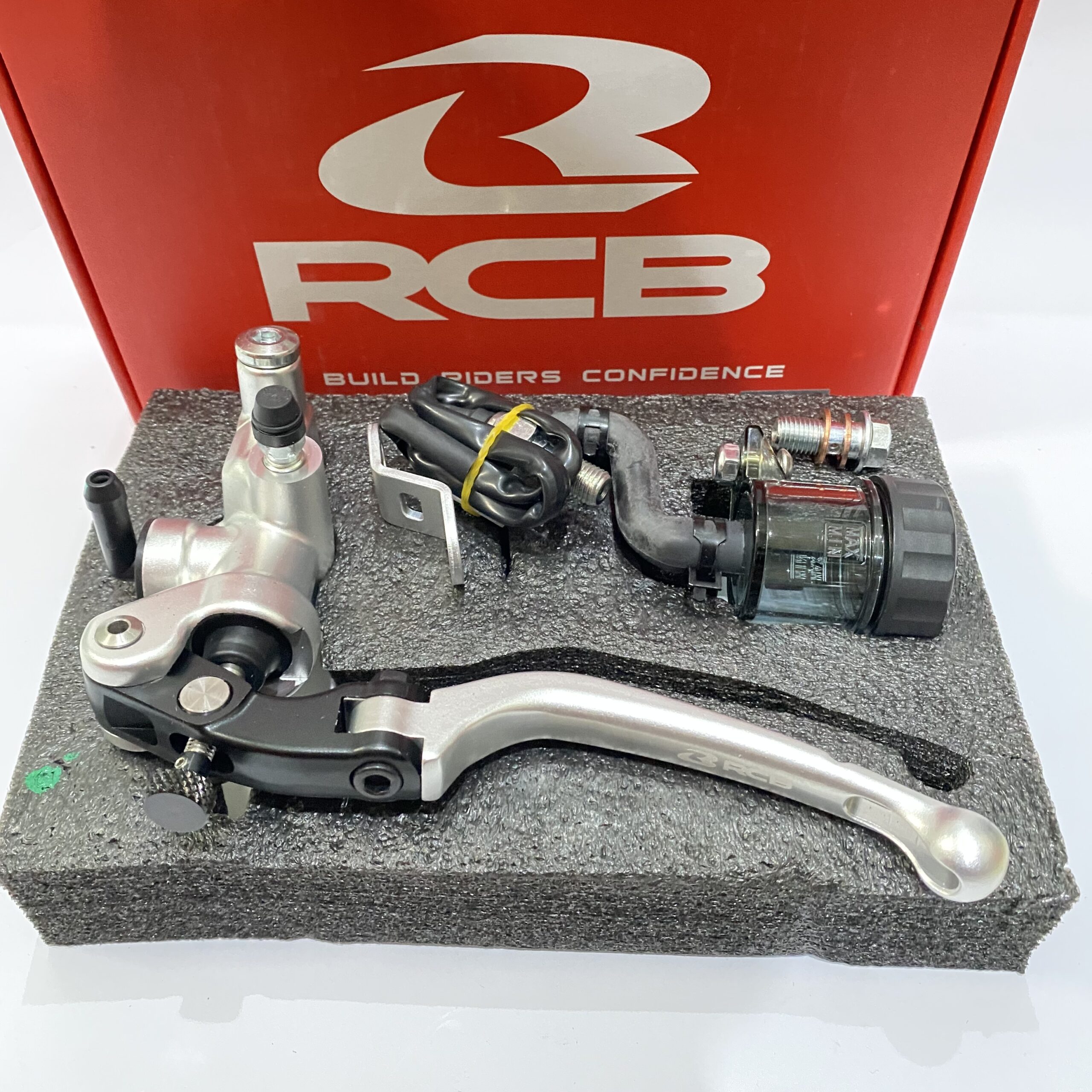 MASTER REM KIRI RCB S1 14MM SILVER - Gambar 2