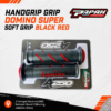 HANDGRIP GRIP DOMINO SUPER SOFT GRIP BLACK RED
