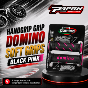 HANDGRIP GRIP DOMINO SOFT GRIPS BLACK PINK