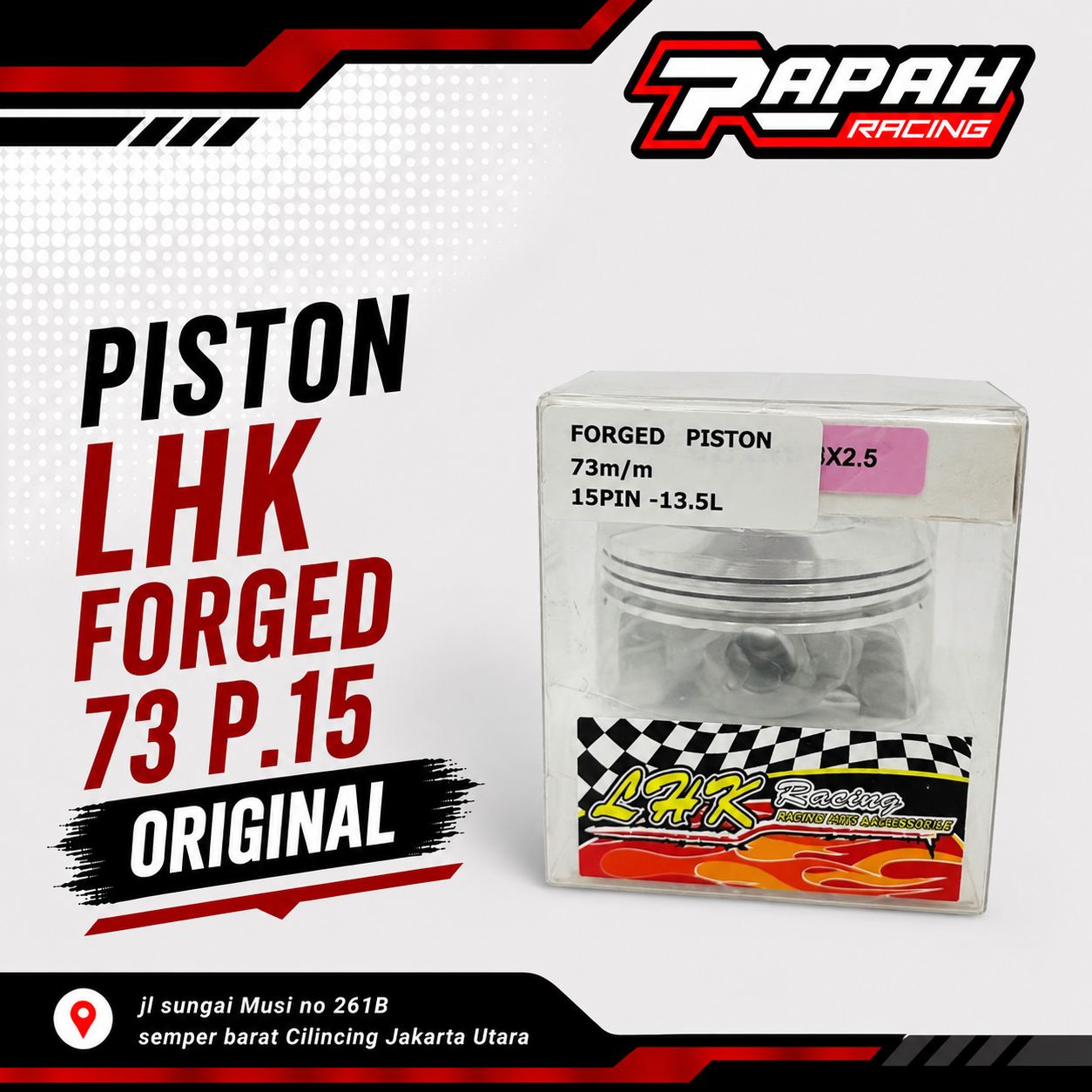 PISTON LHK FORGED 73 P.15