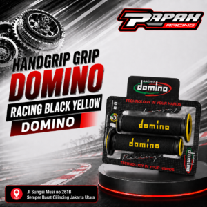 HANDGRIP GRIP DOMINO RACING BLACK YELLOW