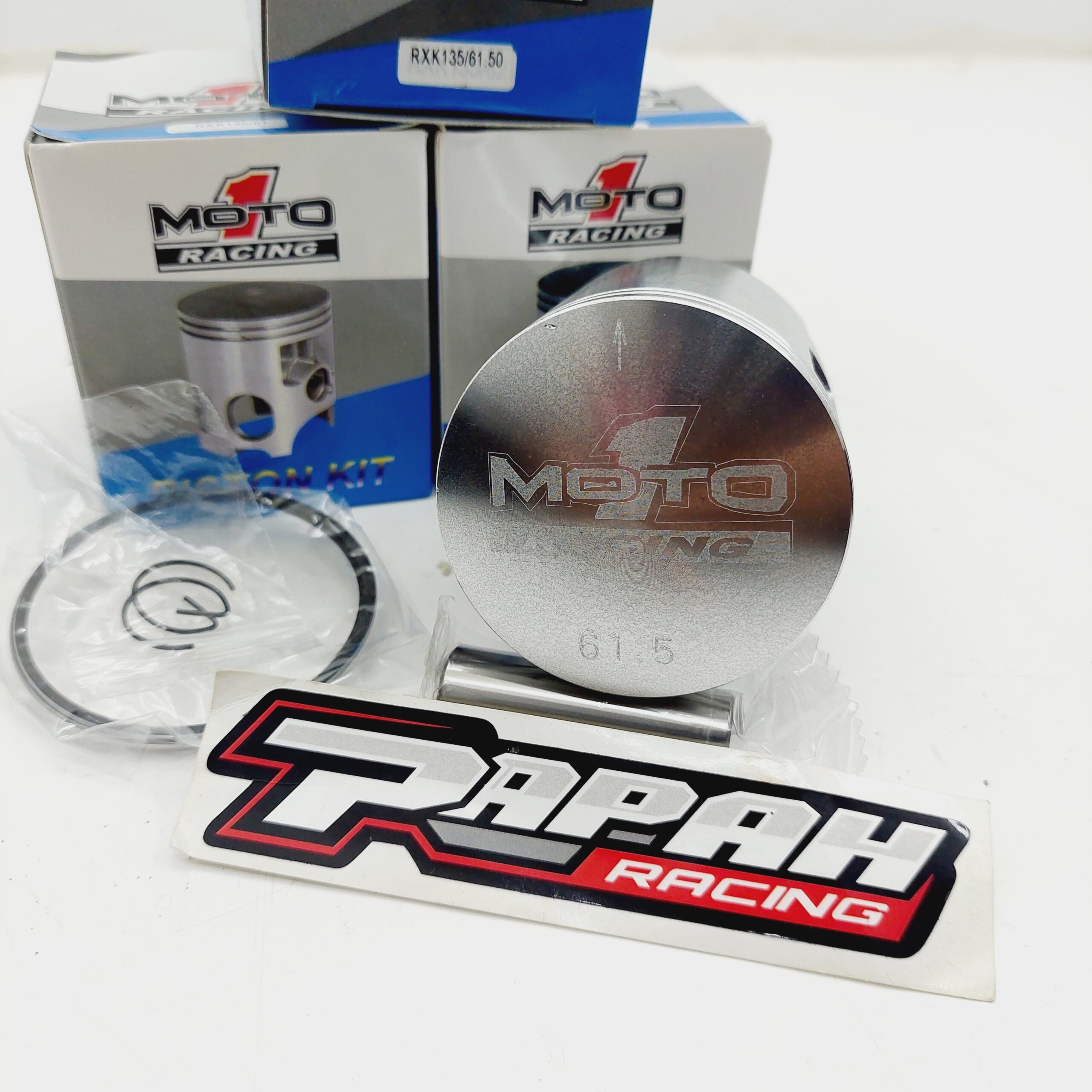 PISTON KIT MOTO1 YAMAHA RXKING 61,5MM OS 350 - Gambar 2