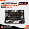HANDGRIP DOMINO SUPER SOFT GRIPS BLACK ORANGE