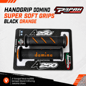 HANDGRIP DOMINO SUPER SOFT GRIPS BLACK ORANGE