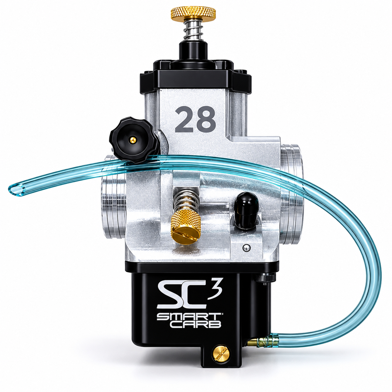 KARBURATOR SMARTCARB SC3 28MM SILVER - Gambar 2