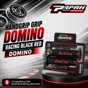 HANDGRIP GRIP DOMINO RACING BLACK RED