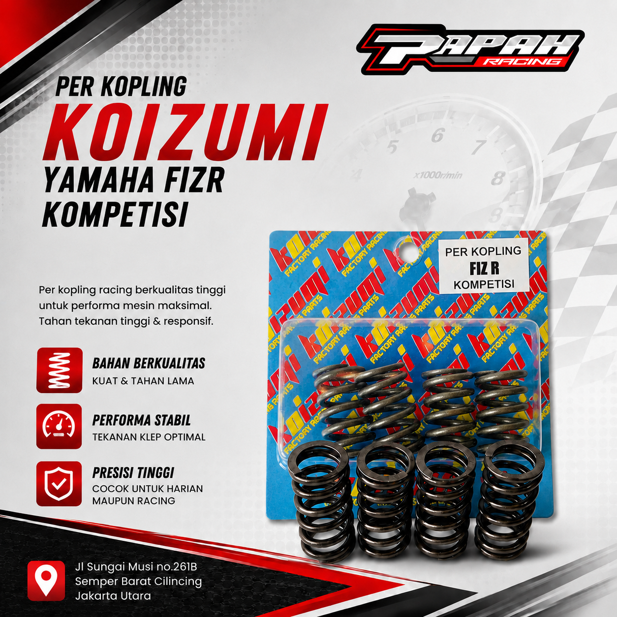 PER KOPLING KOIZUMI YAMAHA FIZR KOMPETISI