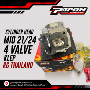 CYLINDER HEAD MIO 21/24 4 VALVE KLEP RG THAILAND
