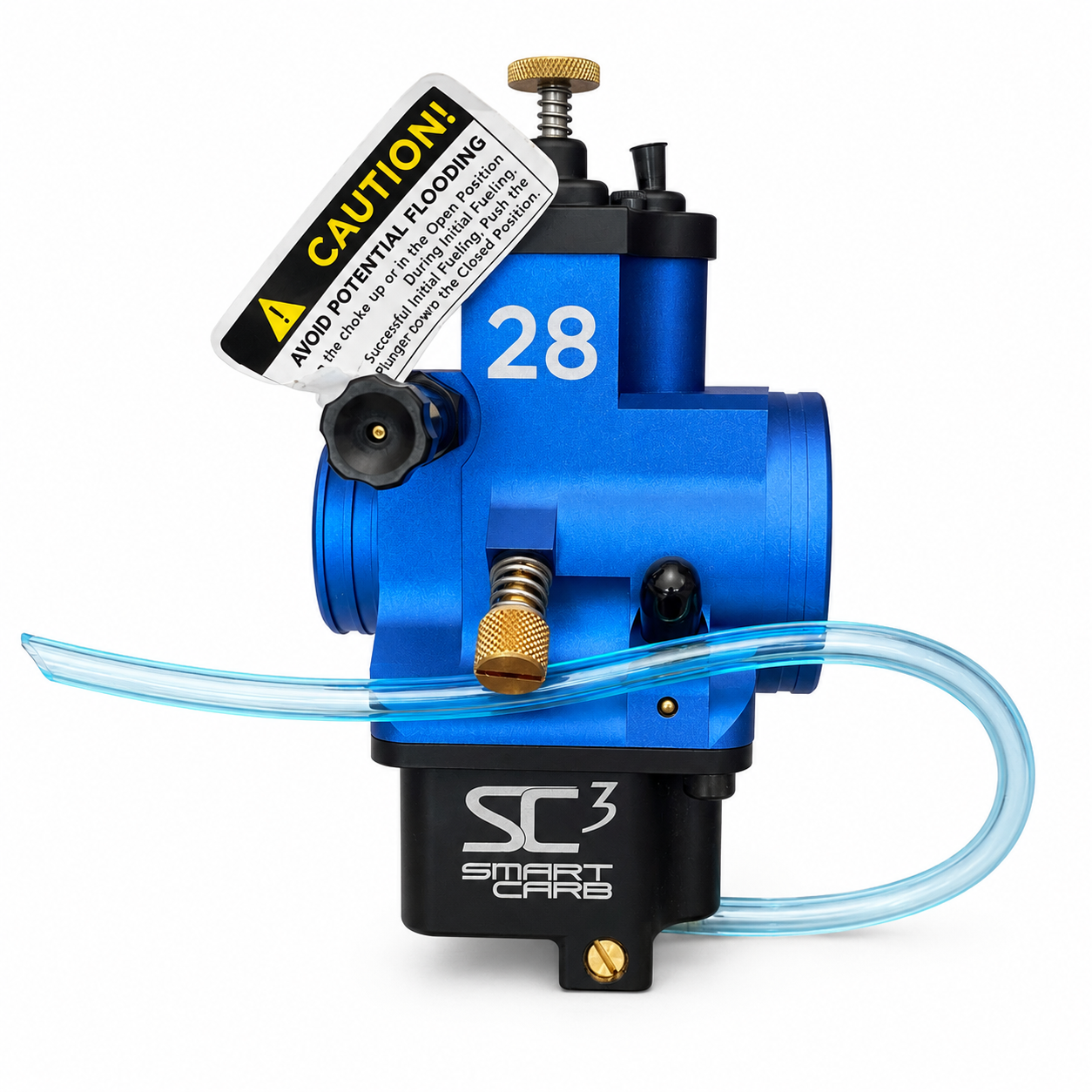 KARBURATOR SMARTCARB SC3 28MM BIRU - Gambar 2