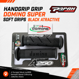 HANDGRIP GRIP DOMINO SUPER SOFT GRIPS BLACK ATRACTIVE