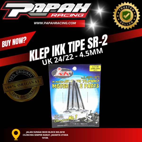 KLEP IKK TIPE SR-2 UKURAN 22-24 DIAMETER 4.5MM IKK