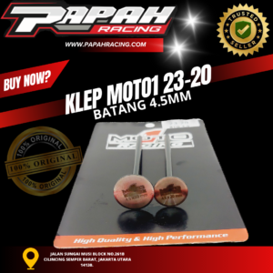 KLEP MOTO1 23-20 BATANG 4.5MM