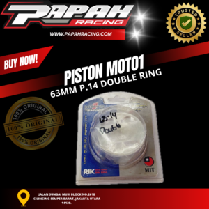 PISTON MOTO1 63 P.14 DOUBLE RING