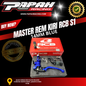 MASTER REM KIRI RCB BLUE S1 14MM
