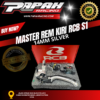 MASTER REM KIRI RCB S1 14MM SILVER