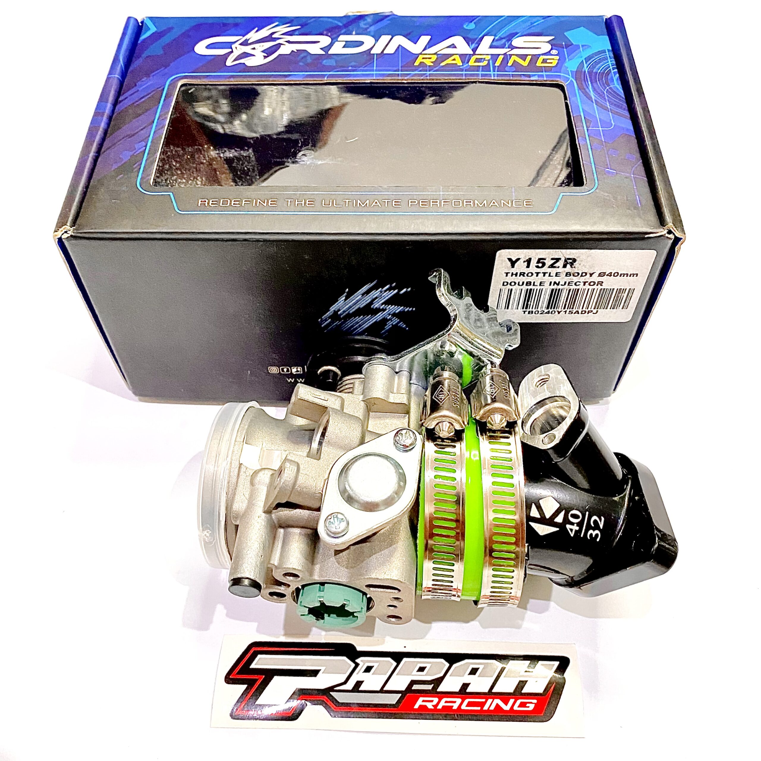 THROTTLE BODY MX KING CARDINAL 38MM - Gambar 3