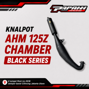 KNALPOT AHM 125Z CHAMBER BLACK SERIES