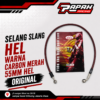 SELANG SLANG HEL WARNA CARBON MERAH 55MM HEL