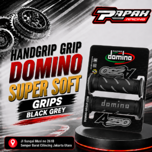 HANDGRIP GRIP DOMINO SUPER SOFT GRIPS BLACK GREY