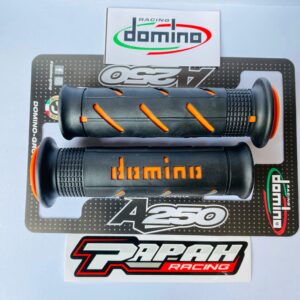 HANDGRIP DOMINO SUPER SOFT GRIPS BLACK ORANGE