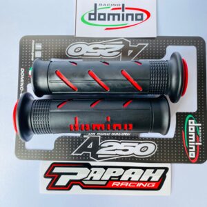 HANDGRIP GRIP DOMINO SUPER SOFT GRIP BLACK RED