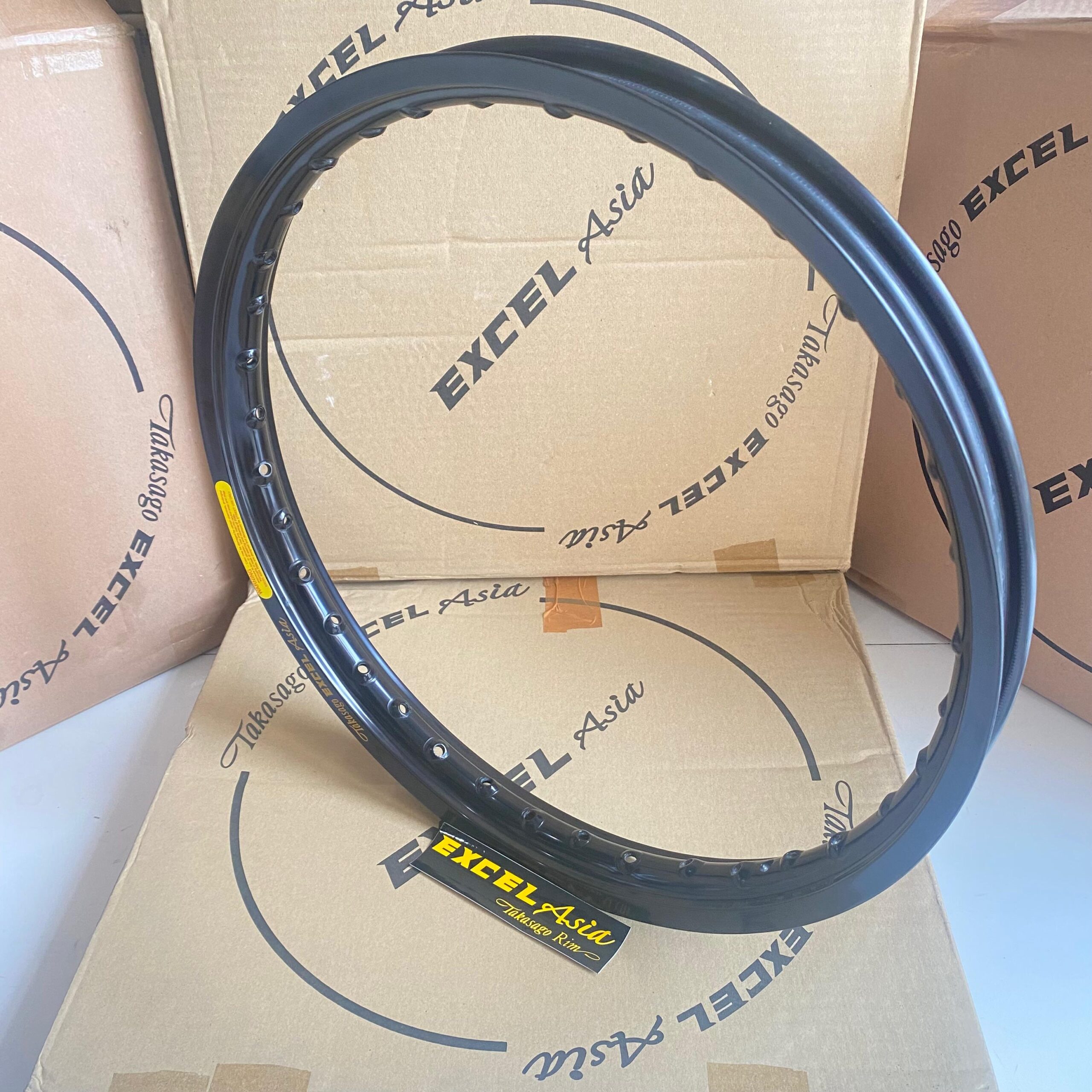 VELG EXCEL TAKASAGO BLACK/HITAM 17X140 - Gambar 2