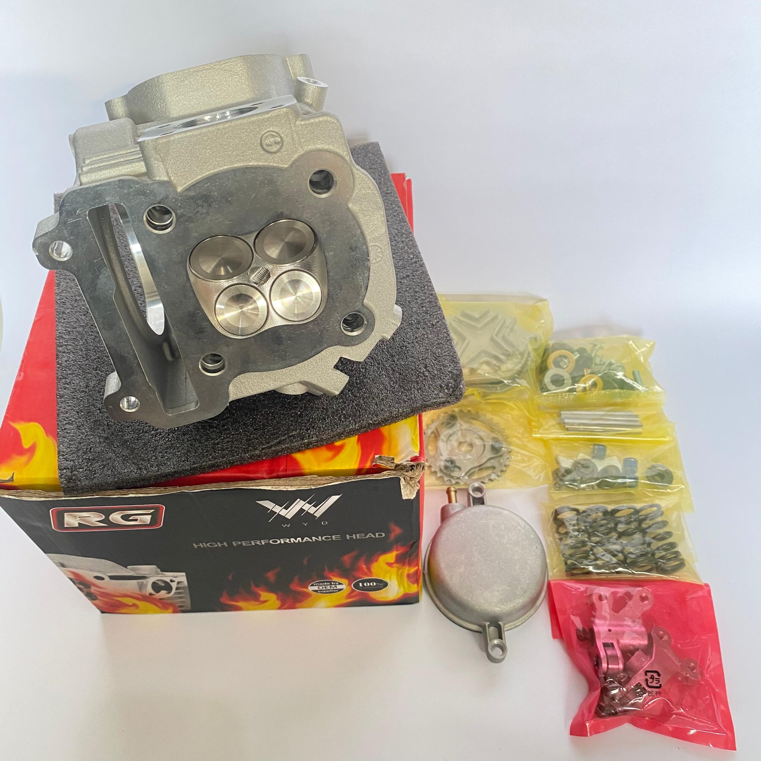 CYLINDER HEAD MIO 21/24 4 VALVE KLEP RG THAILAND - Gambar 4