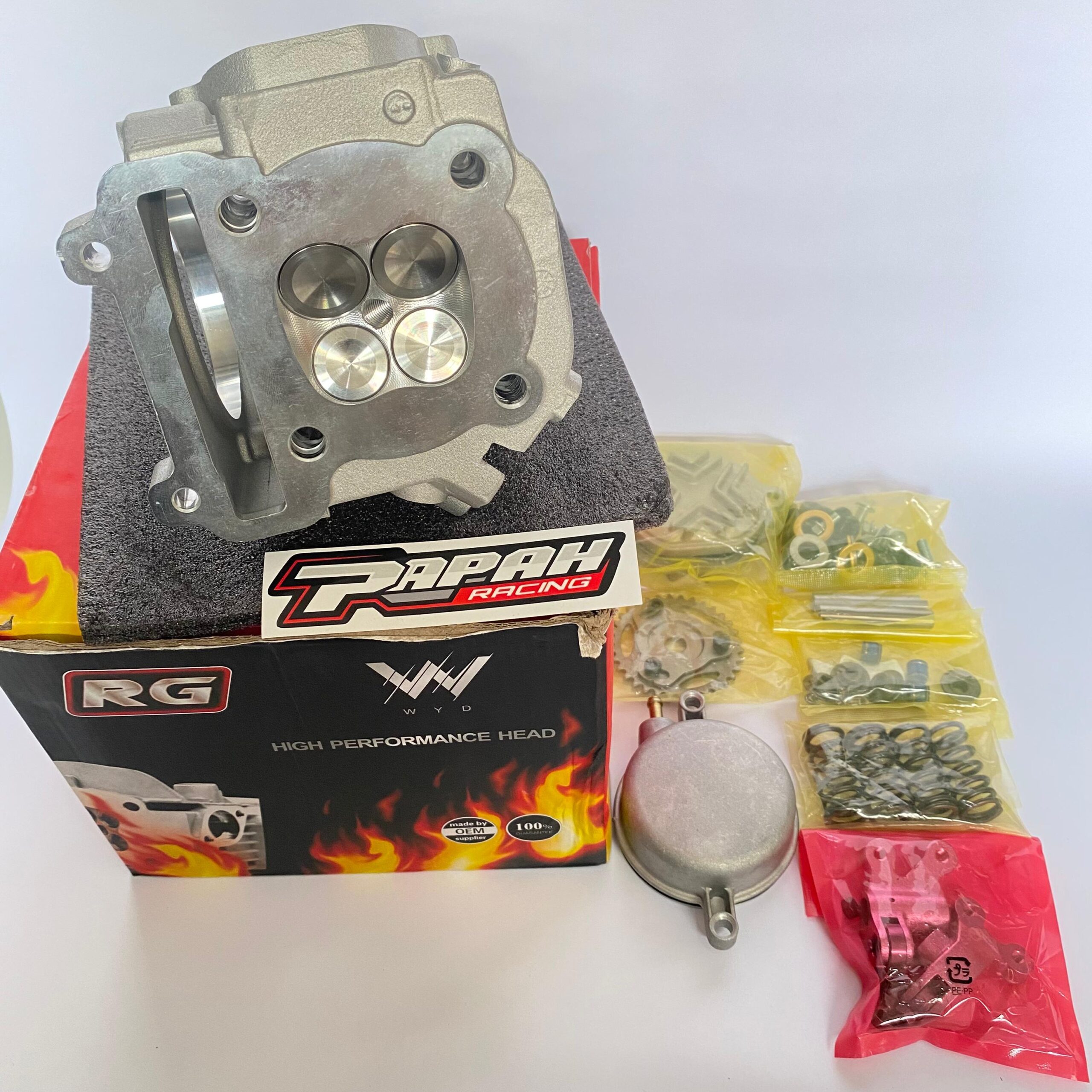 CYLINDER HEAD MIO 21/24 4 VALVE KLEP RG THAILAND - Gambar 2