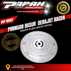PIRINGAN BUSUR DERAJAT RACEN GRAFIR ALU MOTIF DETAIL