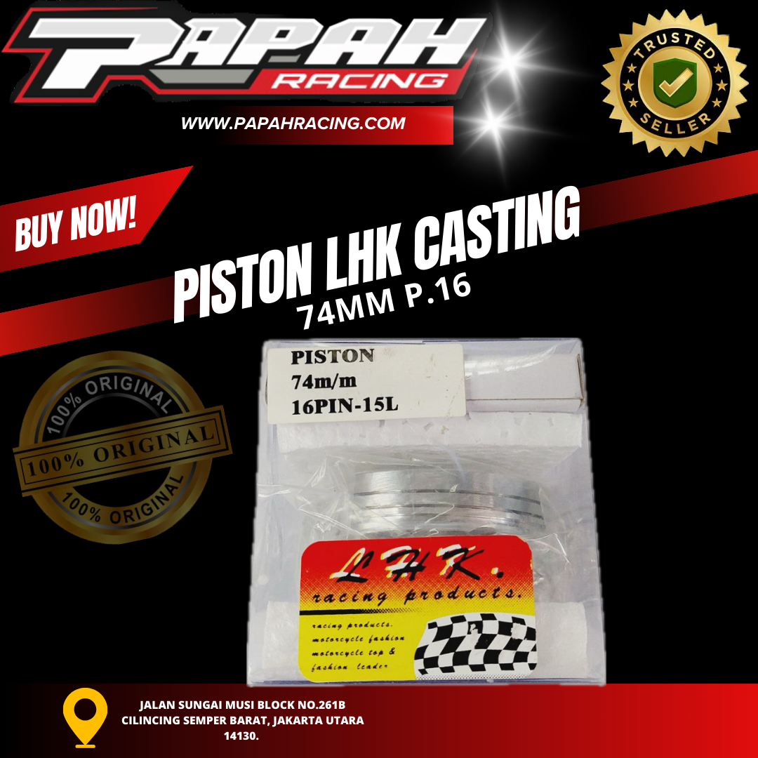 PISTON LHK CASTING DIAMETER 74 PEN 16 LHK