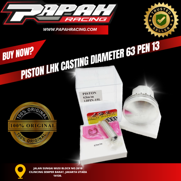 PISTON LHK CASTING DIAMETER 63 PEN 13 LHK