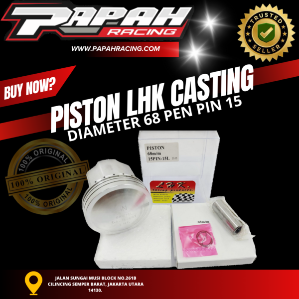 PISTON LHK DIAMETER 68 PEN PIN 15 CASTING LHK