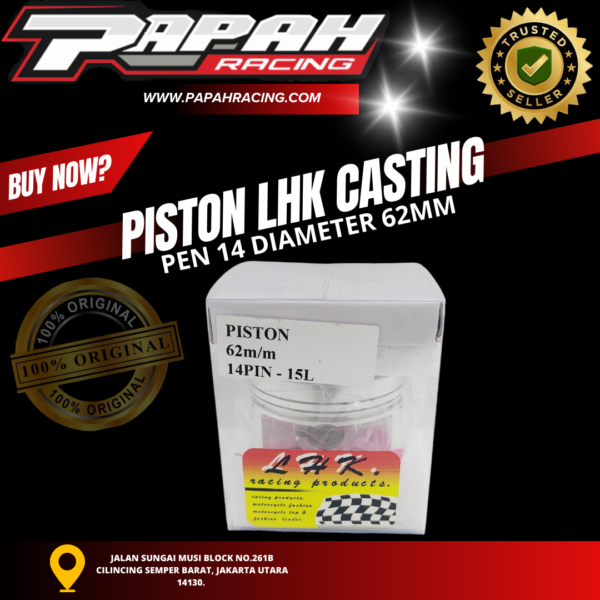 PISTON LHK CASTING PEN 14 DIAMTER 62
