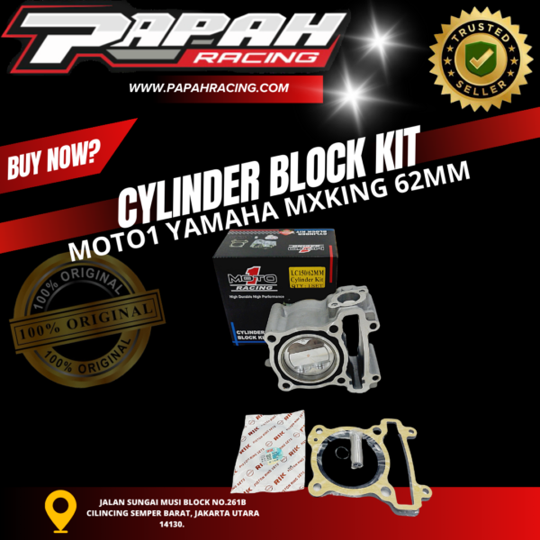 CYLINDER BLOCK KIT MOTO1 YAMAHA MXKING 62MM