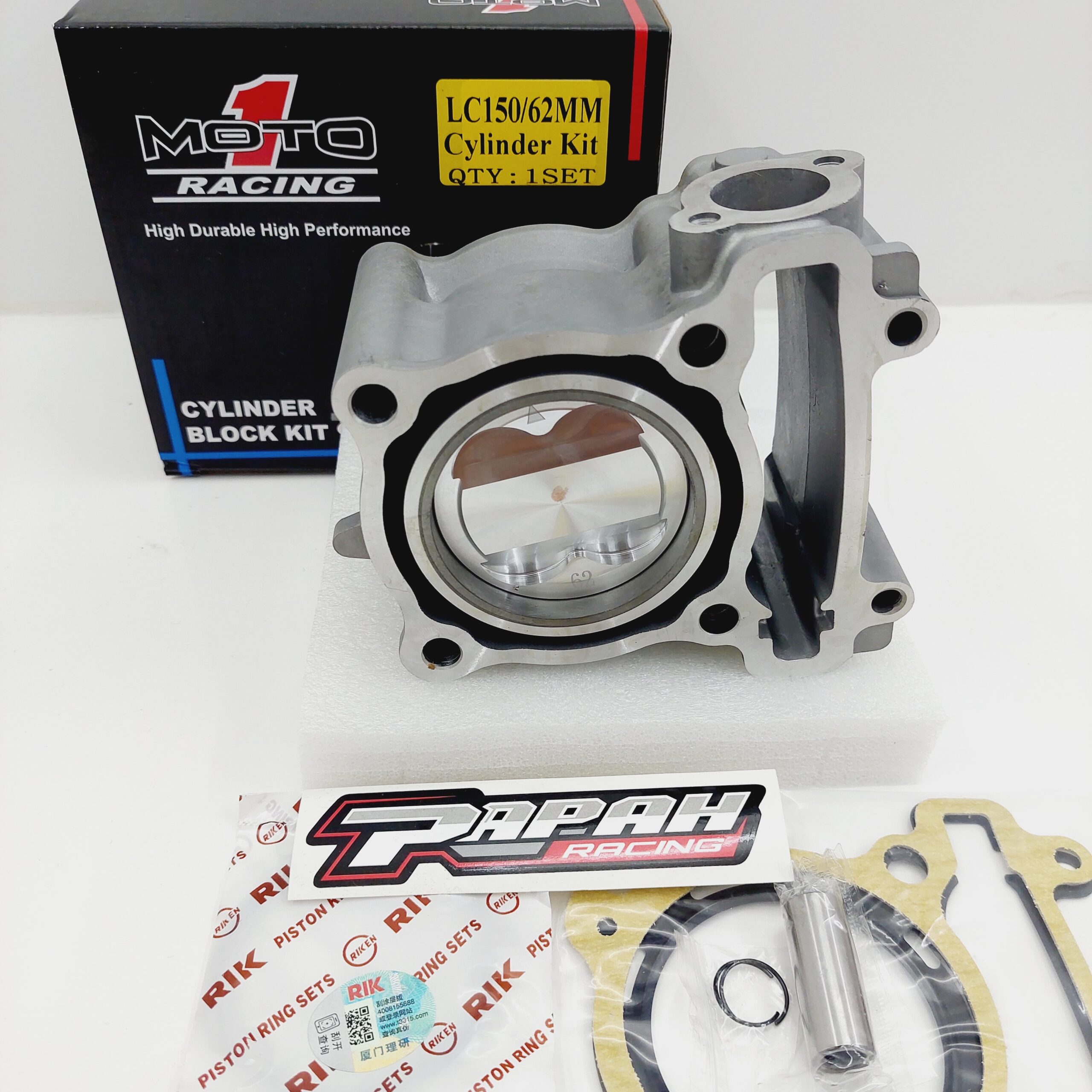 CYLINDER BLOCK KIT MOTO1 YAMAHA MXKING 62MM - Gambar 3