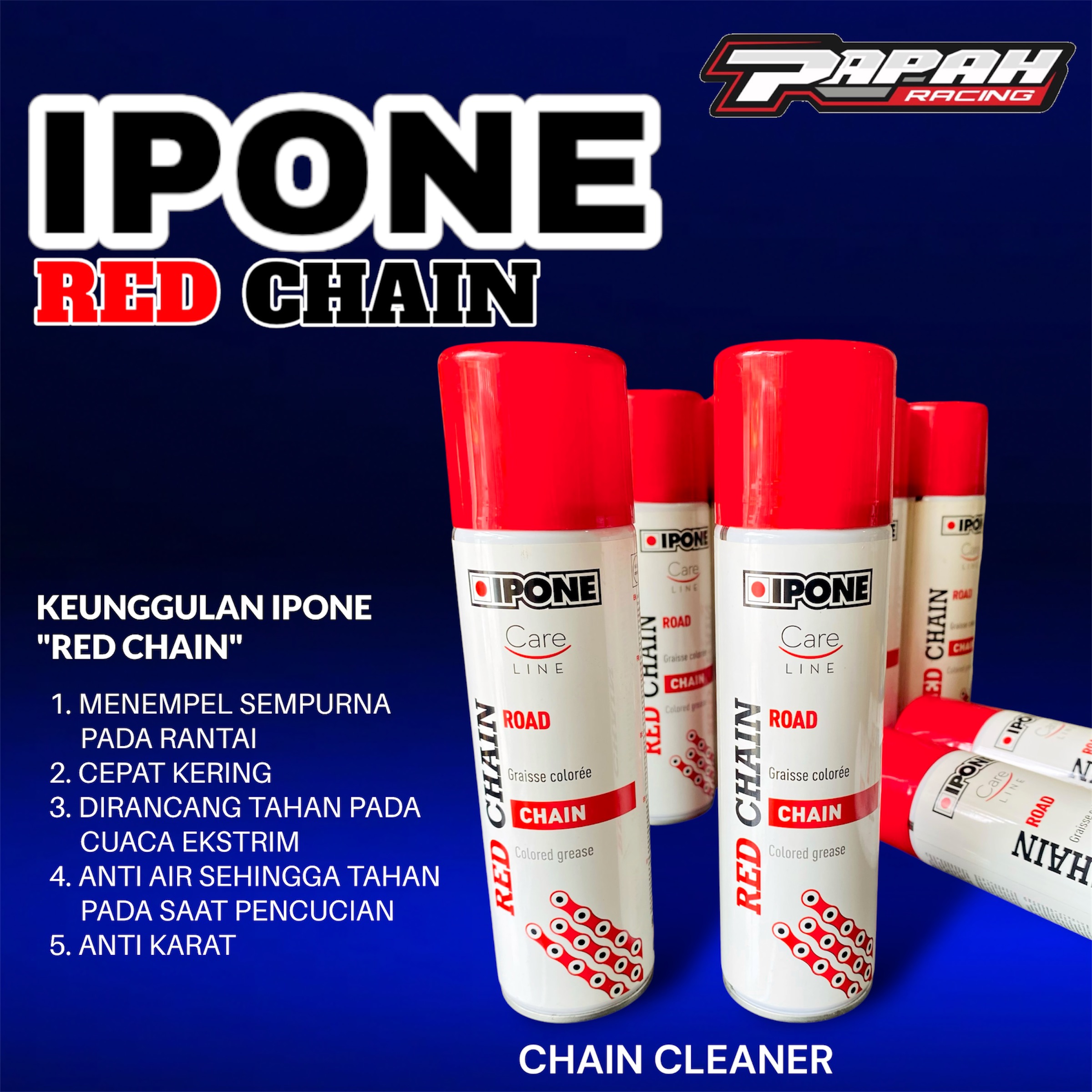 CHAIN CLEANER IPONE RED CHAIN IPONE