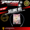 SELANG SLANG HEL WARNA CARBON HITAM BLACK 65MM HEL