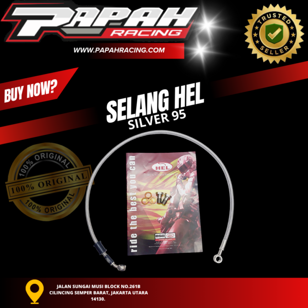 SELANG SLANG HEL WARNA SILVER 95 HEL