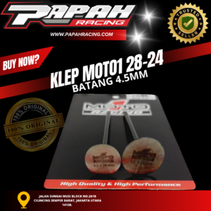 KLEP MOTO1 28-24 BATANG 4.5MM